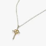 Heart Cross Necklace